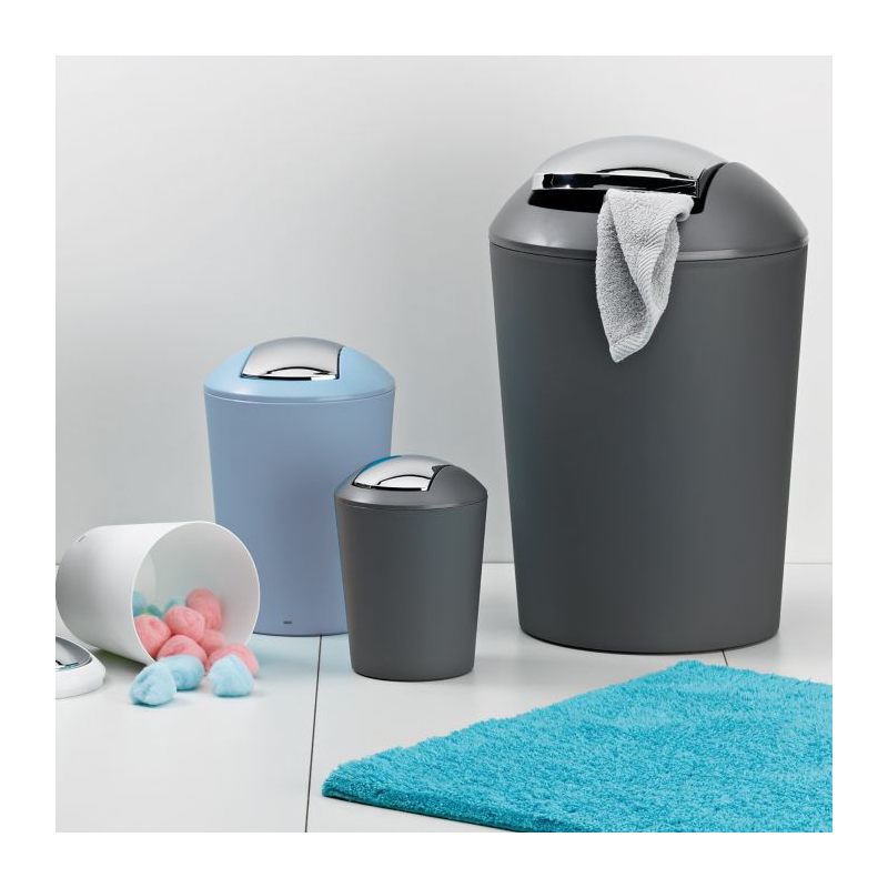 KELA Odpadkový kôš MARTA 5L plast, šedý KL-22302
