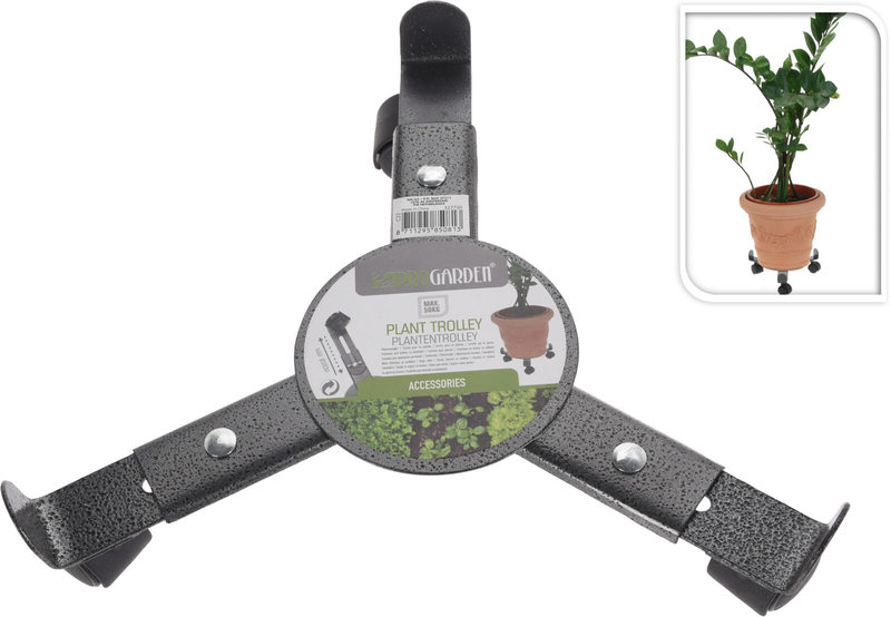 HOMESTYLING Podstavec pod květináč na kolečkách nastavitelný KO-C22230230 - thumb (2)