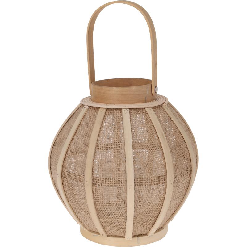 PROGARDEN Lucerna na svíčku venkovní ratan 23 cm KO-430020010