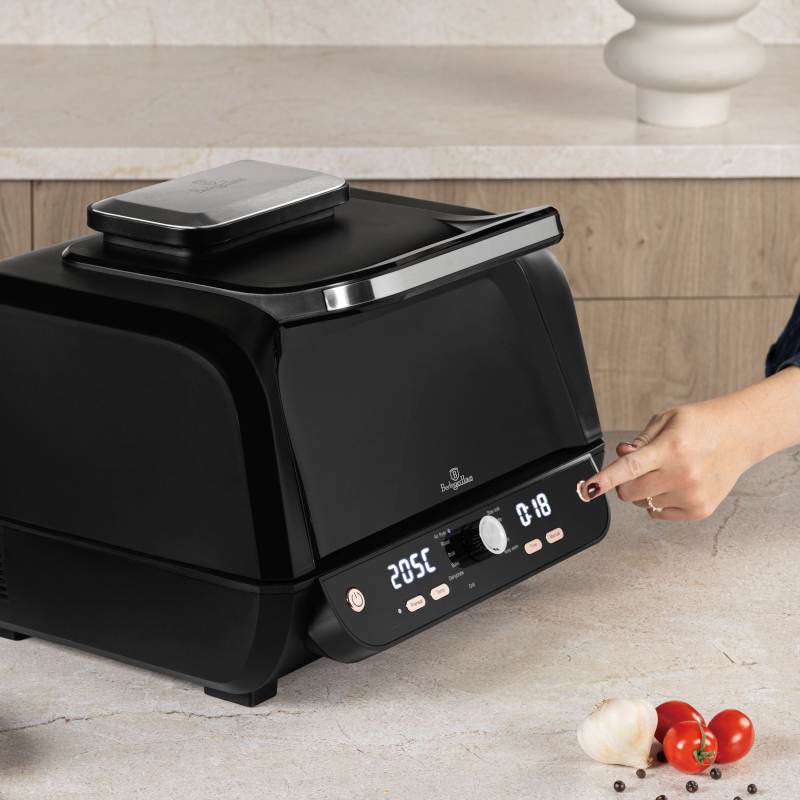 BERLINGERHAUS Horkovzdušná multifunkční trouba 12 v 1 Black Rose Collection BH-9668