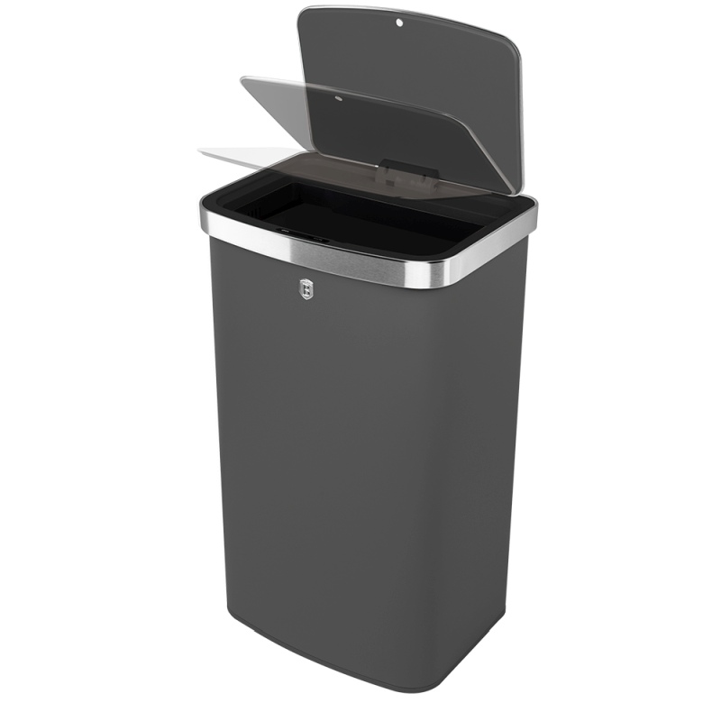 BERLINGERHAUS Bezdotykový odpadkový koš na senzor 60 l Antracit Collection BH-9798