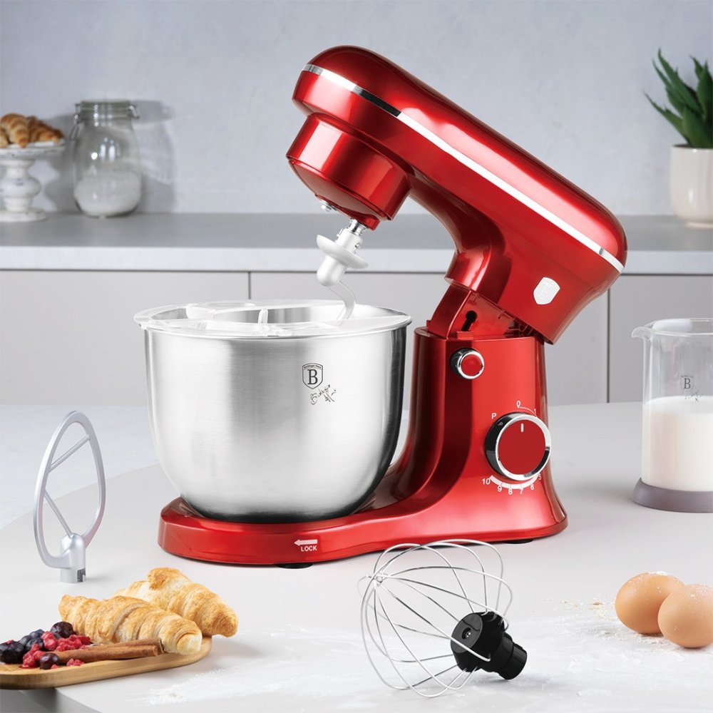 BERLINGERHAUS Kuchyňský robot 1500 W Burgundy Metallic Line BH-9864