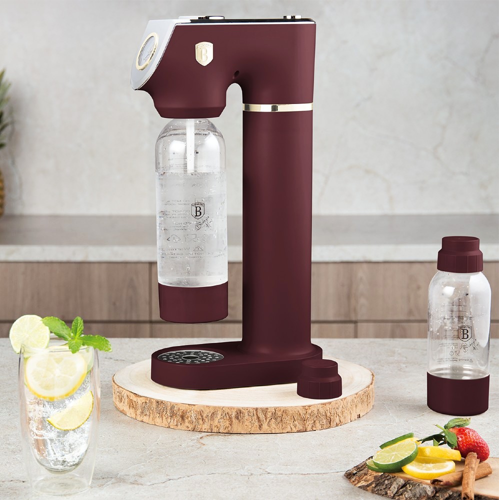 BERLINGERHAUS Výrobník sody SODABAR + 2 lahve Leonardo Collection BH-8555