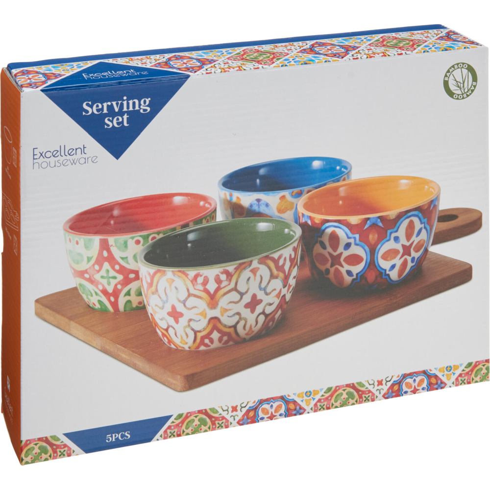 EXCELLENT HOUSEWARE Servírovací sada z kameniny 5 ks KO-210001670