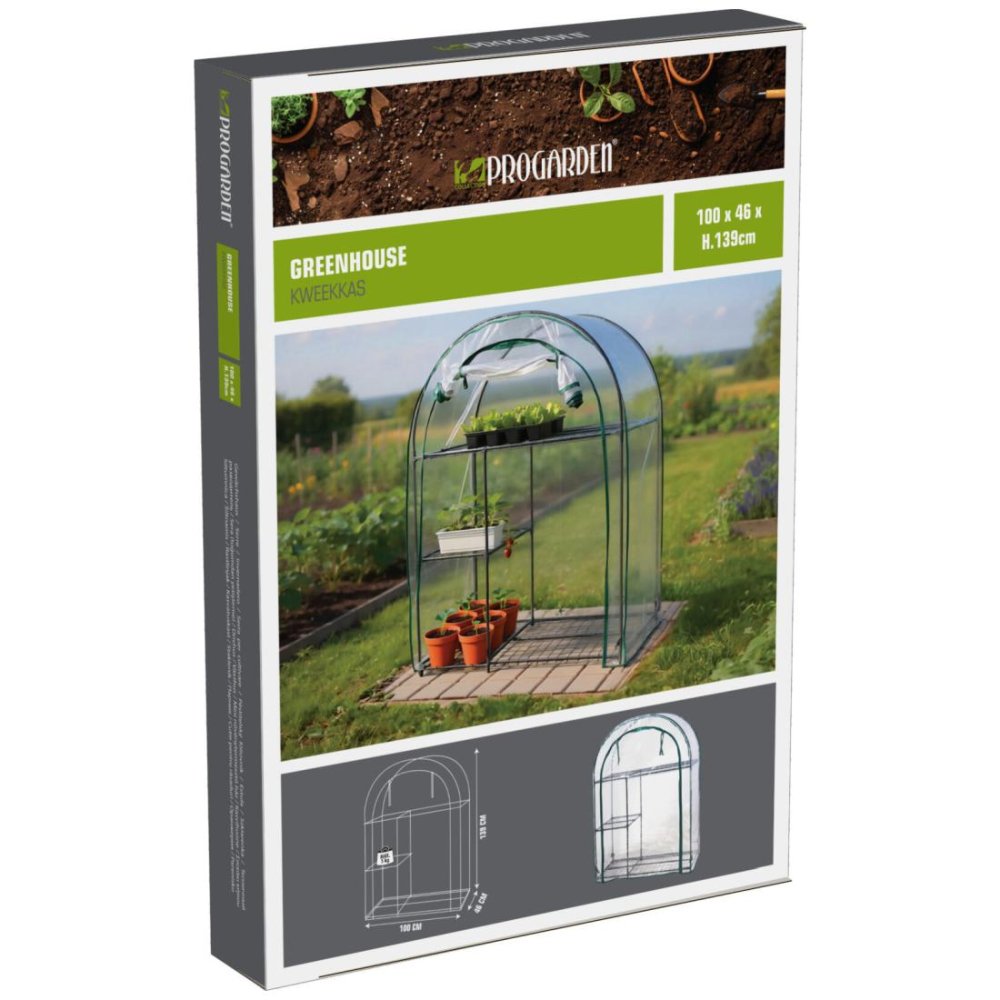 PROGARDEN Foliovník zahradní obloukovou konstrukcí 100 × 46 × 139 cm KO-CE7000310